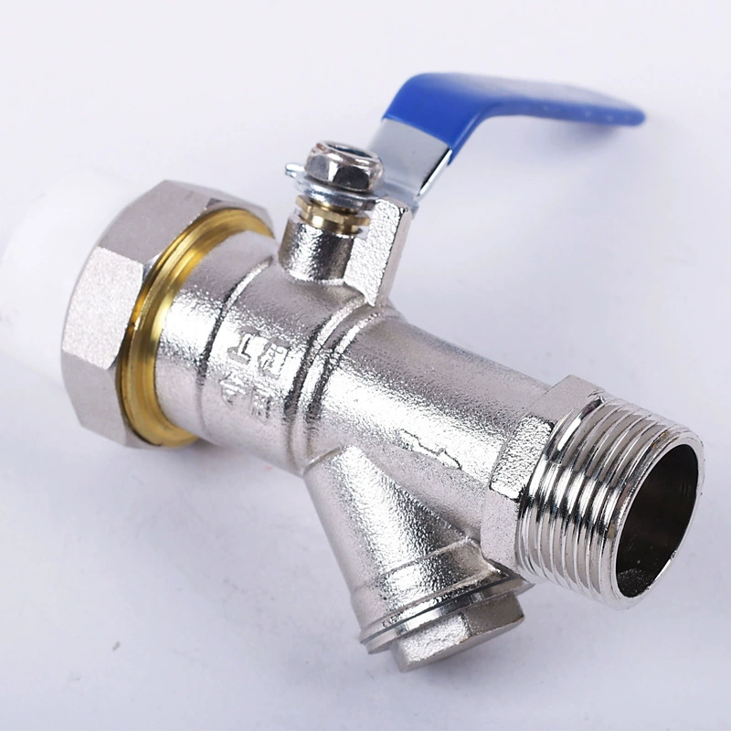 Поставка медного шарового крана фильтра PP-R 32*1.0inch шаровой кран фильтра клапан распределителя воды впускной клапан воды медный шаровой кран