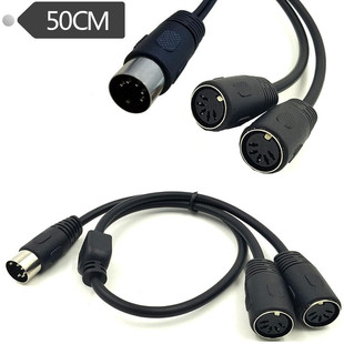 һ�ֶ����lMIDI5о 5Pin Din ���D2�� 5 Pin Din ĸ���B�Ӿ�0.5��