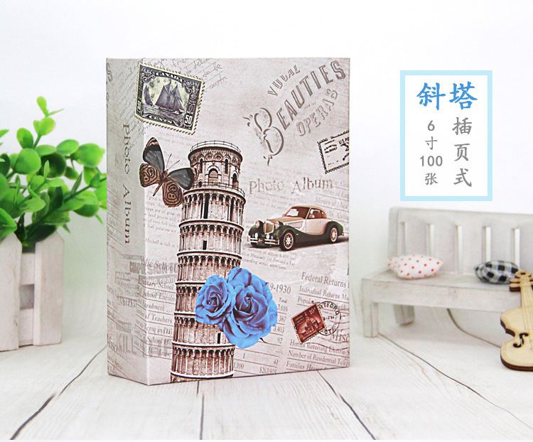 Qianyu 6-inch 100 4R álbum de bolsillo álbum de Bolsillo de papel Álbum de hogar para niños al por mayor
