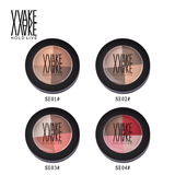 База под макияж, матовая тени для век, четыре цвета, натуральный макияж, в коричневых тонах, 4 цветов