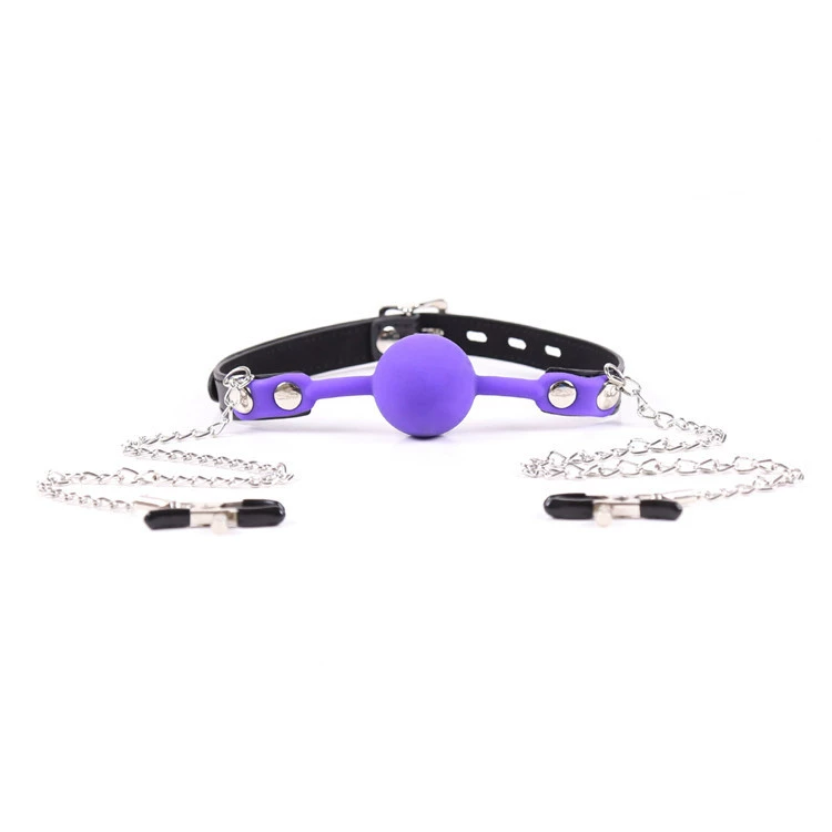 Кроссборс silicone oral ball sm fun парные секс-игрушки для рта дегустационные игрушки для взрослых, дропшиппинг
