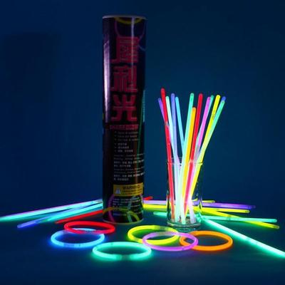 化学液体荧光棒批发送接头演唱会发光棒荧光夜跑发光手环荧光手镯|ru