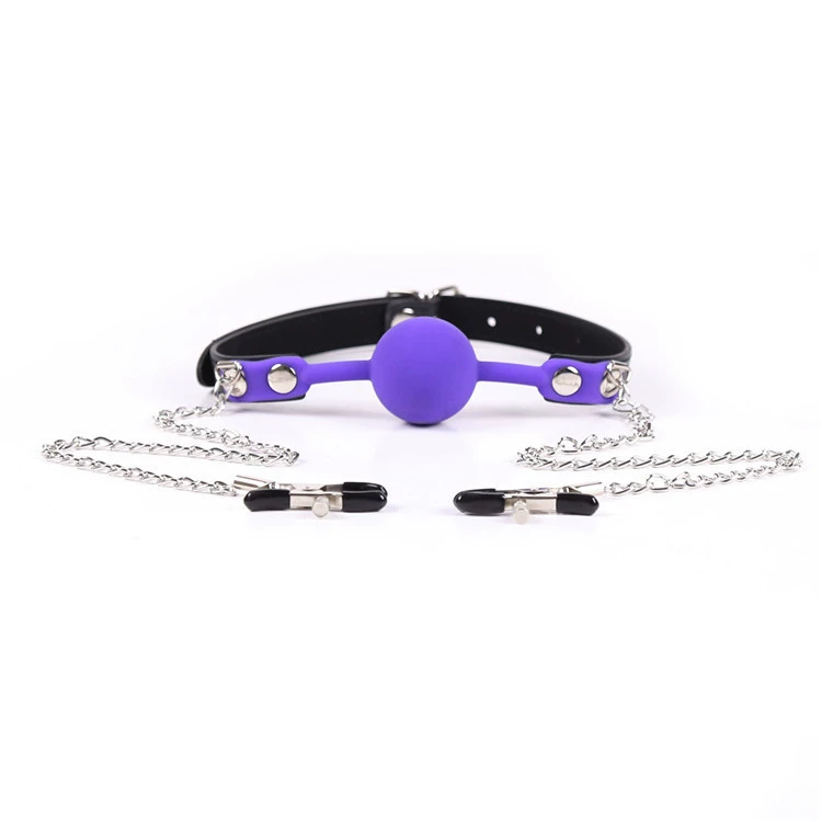 Кроссборс silicone oral ball sm fun парные секс-игрушки для рта дегустационные игрушки для взрослых, дропшиппинг