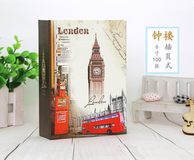 Qianyu 6-inch 100 4R álbum de bolsillo álbum de Bolsillo de papel Álbum de hogar para niños al por mayor