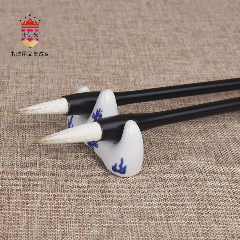 比优米 Jingdezhen Mountain Ceramic Pen Holding, Large, Medium and Small Hill Head Dragon-shaped Pen Holding, Chinese Painting, Calligraphy Supplies