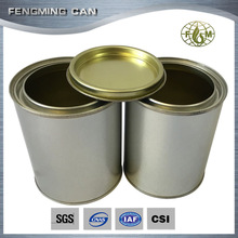 500ml 化工油漆罐 抗腐蚀防锈圆形铁罐 胶水涂料铁皮罐子批发