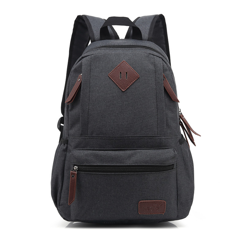 2026 New Korean Style Fashion Student Schoolbag, Unisex Solid Color Oxford Backpack for Men and Women, One-Piece Drop Shipping