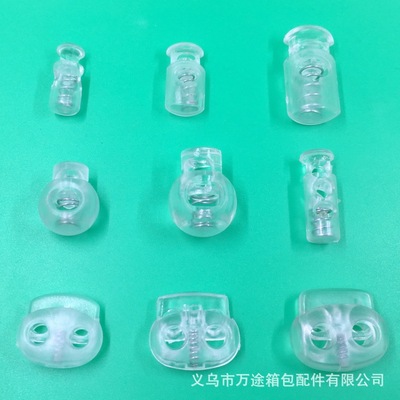 goods in stock supply Plastic Spring buckle transparent Plastic Shengkou transparent Pig nose buckle Multiple Specifications
