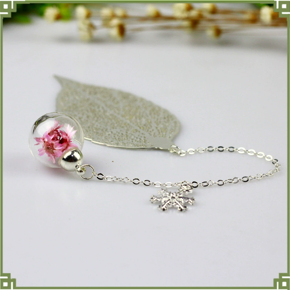 Крылья цикады китайский стиль металлическая полая Закладка вечный цветок листья Снежинка творческий подарок Индивидуальные изысканные канцелярские принадлежности