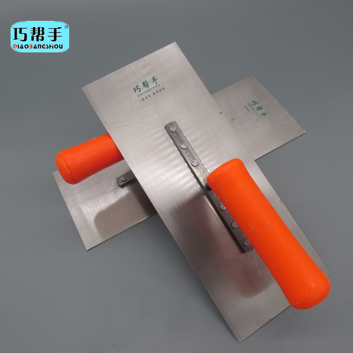 五金工具批发红塑柄抹泥板塑柄抹泥刀弯把抹子泥瓦灰刀灰匙敏刀