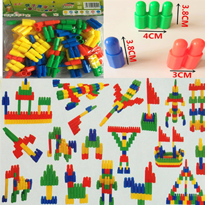 Bloque de copo de nieve de jardín de infancia al por mayor transfronterizo montaje puesto de juguete de escritorio a granel rompecabezas tubo de rueda