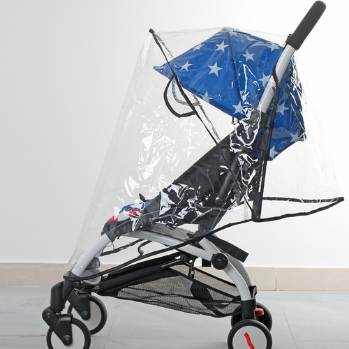 Baby stroller rain cover thickened stroller weatherproof cover baby umbrella stroller raincoat cover universal windproof poncho accessories