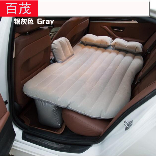 Interior supplies folding car air bed PVC flocking car air mattress SUV in-car travel air bed