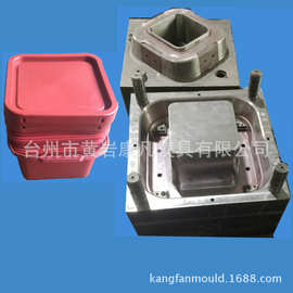 浙江黄岩塑胶模具方型桶模具图片 方盒模具制造