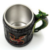 Foreign Trade Creative Flying Dragon Stainless Steel Cup Personalized Retro Office Drinking Water Cup Lottery