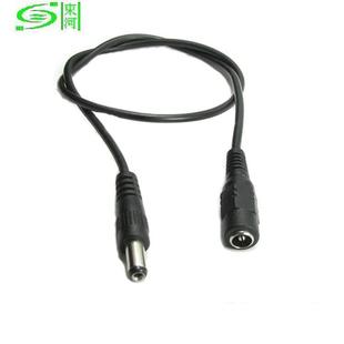 ��ɫDC�� 5.5*2.1 ���L�����A�����������Dĸ���^1���Դ��20AWG