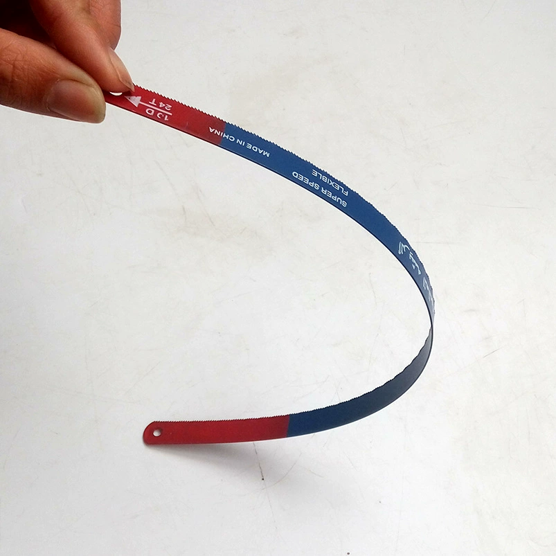 Оптовые поставки двухцветного гибкого полотна для ножовки, складного пильного полотна из легированной стали, утолщенного по металлу, двухцветного пильного полотна