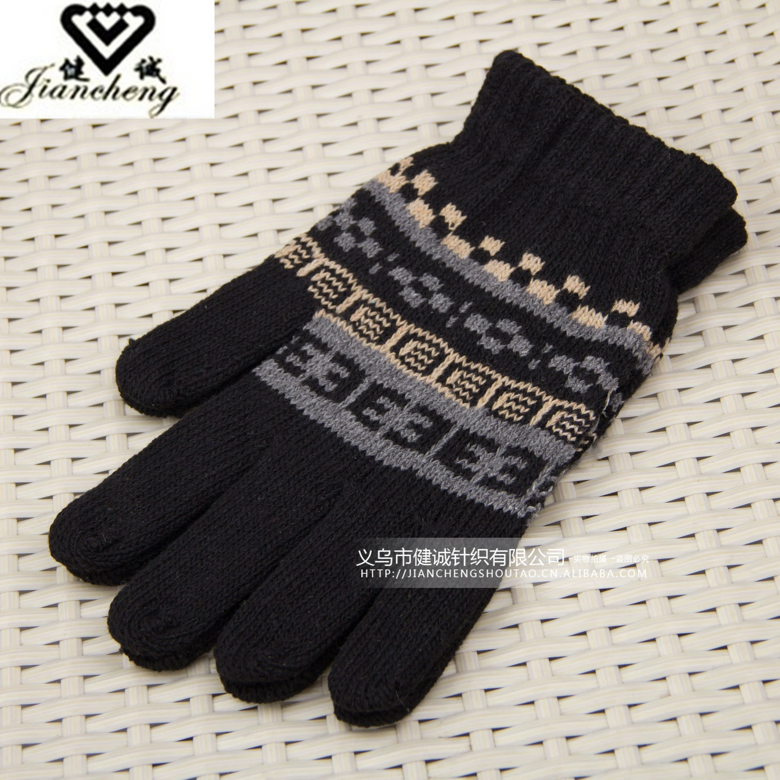 Прямая поставка с фабрики, Профессиональные оптовые мужские перчатки, различные узоры, мужские вязаные Волшебные Зимние теплые перчатки
