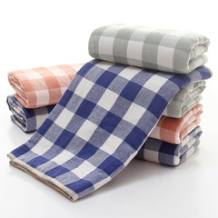 Direct Sales of Towel Manufacturer, Japanese Check Gauze Cotton Towels, Adult Beauty Face Towels, Gift for Company Wholesale