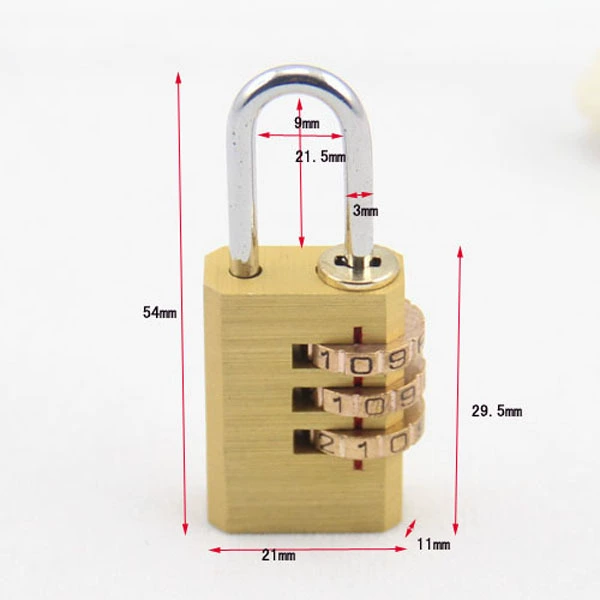 Advanced pure copper password lock lock lock gym lock solid all-copper luggage password hanging lock CH-04B