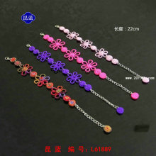 云南特色女士手链饰品批发民族风手工七彩线手链彩丝编织手链