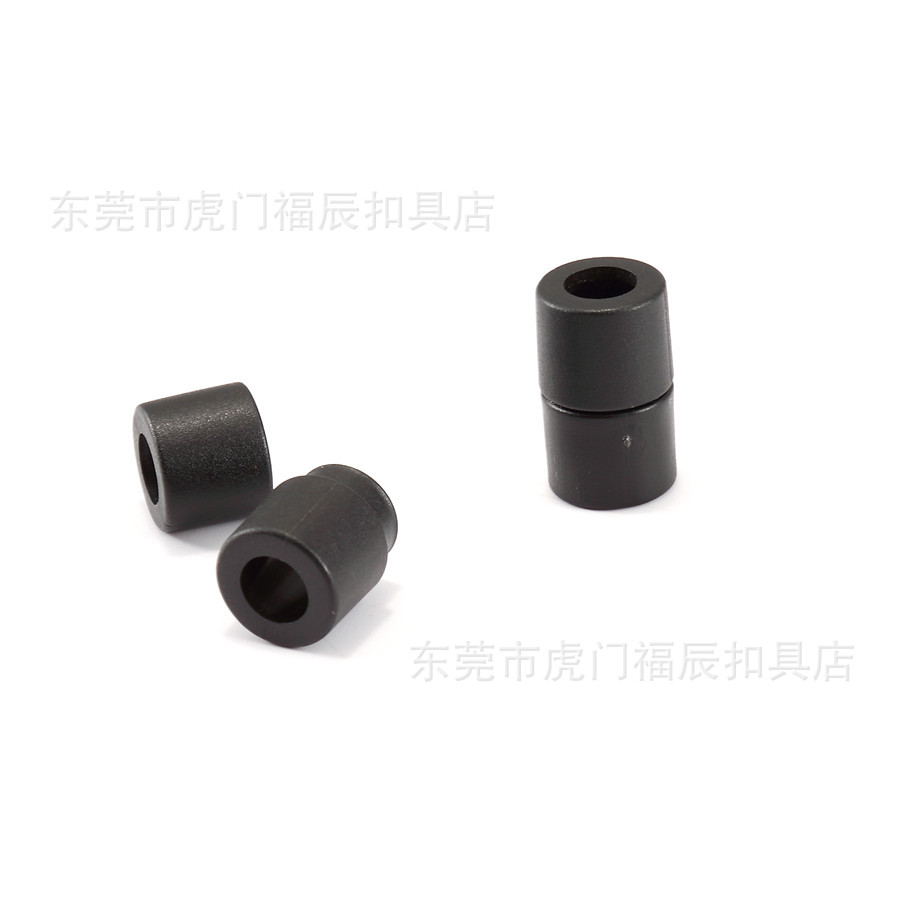 服装配件塑料安全扣,圆绳胶扣,连接扣,孔径8MM