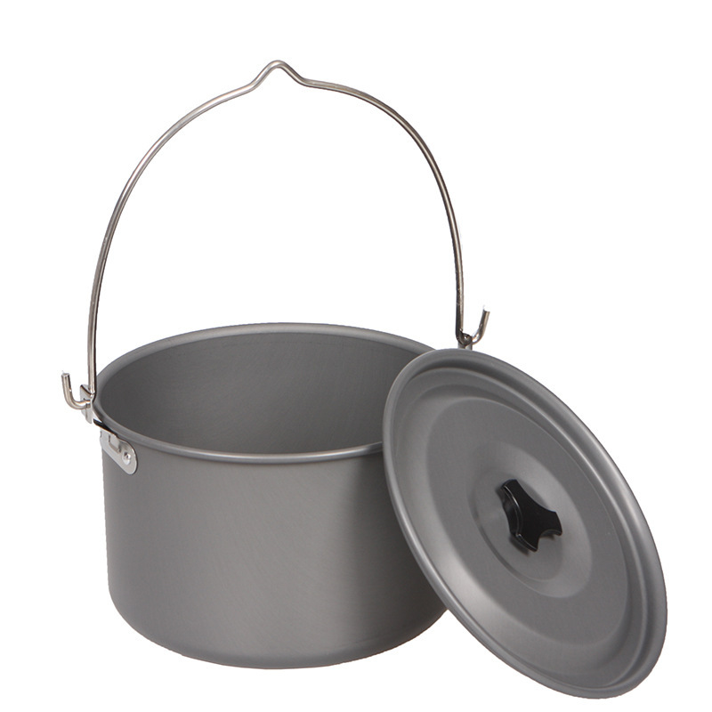 New picnic big hanging pot camping outdoor single pot oversized hanging pot 6-8 people picnic set Pot Picnic pot New picnic big hanging pot camping outdoor single pot oversized hanging pot 6-8 people picnic set Pot Picnic pot