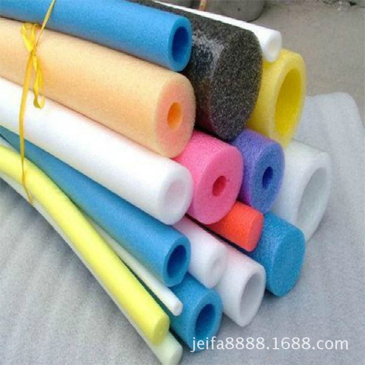 大量批发EPE珍珠棉管材 发泡管白色空心 珍珠棉管管棒材