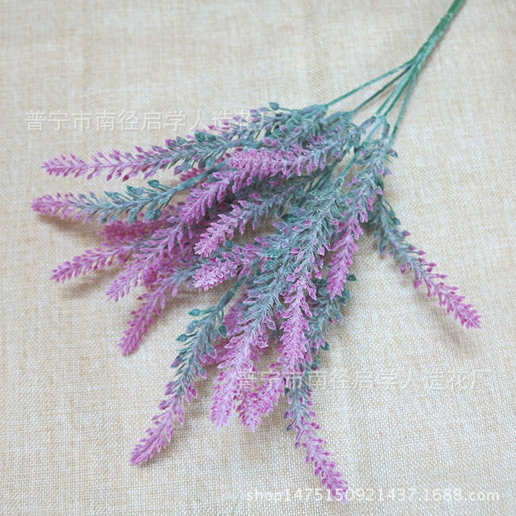 Моделирование посадки волос Зеленое растение Лаванда Пучок Murraya Моделирование цветов Гостиная Офис Настольный букет цветов