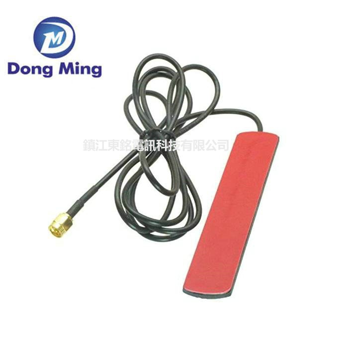2.4G 贴片式2400-2500MHZ粘胶贴天线 SMA接口线长3米