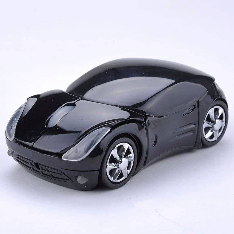 Wireless Mouse (Ferrari) 2.4G / Bluetooth, 3D Car Shape, Folding Compact, 800–1600 DPI