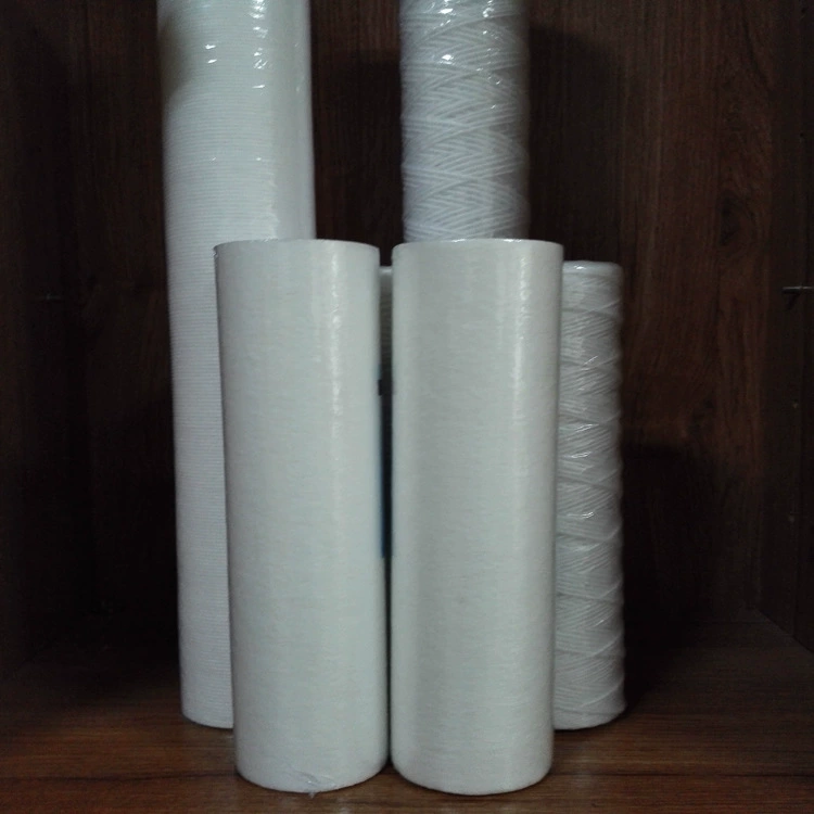 10-дюймовый 20-дюймовый фильтр из хлопка PPP очиститель воды очиститель воды фильтрующий элемент из расплава PPP хлопковый фильтр фильтрующий элемент