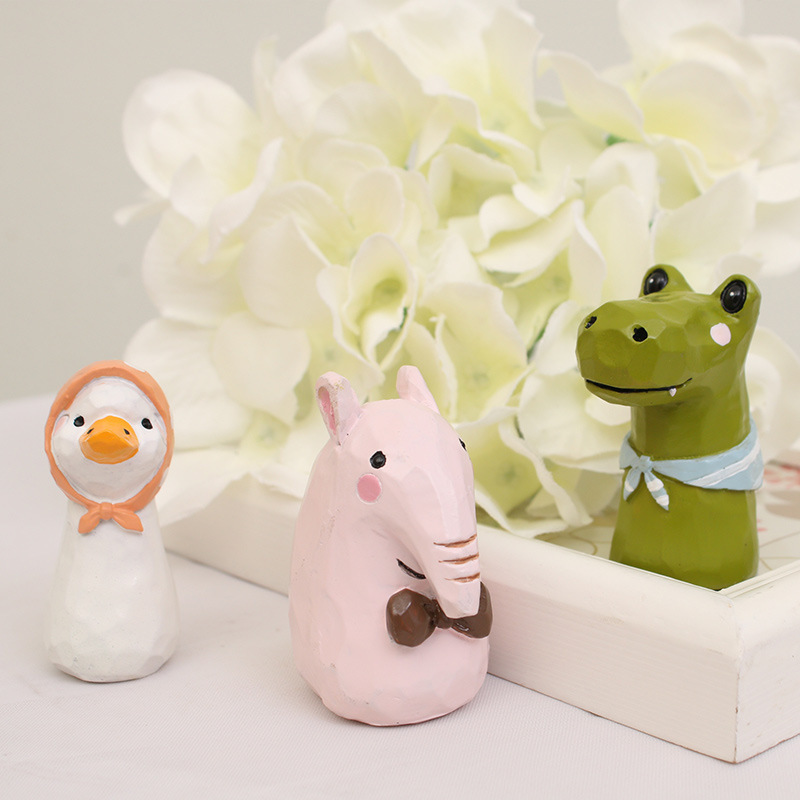 Nanyuan Chuanfang creativo DIY Mori Idioma titular de la flor de resina maceta suculenta micro paisaje jardinería olla a juego al por mayor