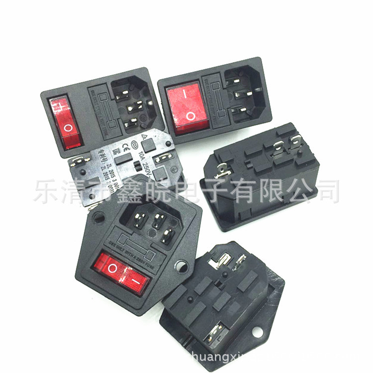 供应三合一插座 AC三合一连体插座304三合一品字插座2.0卡位