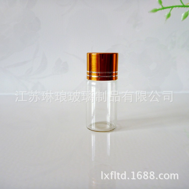 批发5毫升高硼硅玻璃小药瓶精油试用玻璃瓶药粉分装瓶 徐州玻璃瓶