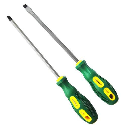 Power Lion Plastic Handle Screwdriver Cross and Flat Head Screwdriver Multifunctional Home Use Pliers Guangdong Industrial Magnetic