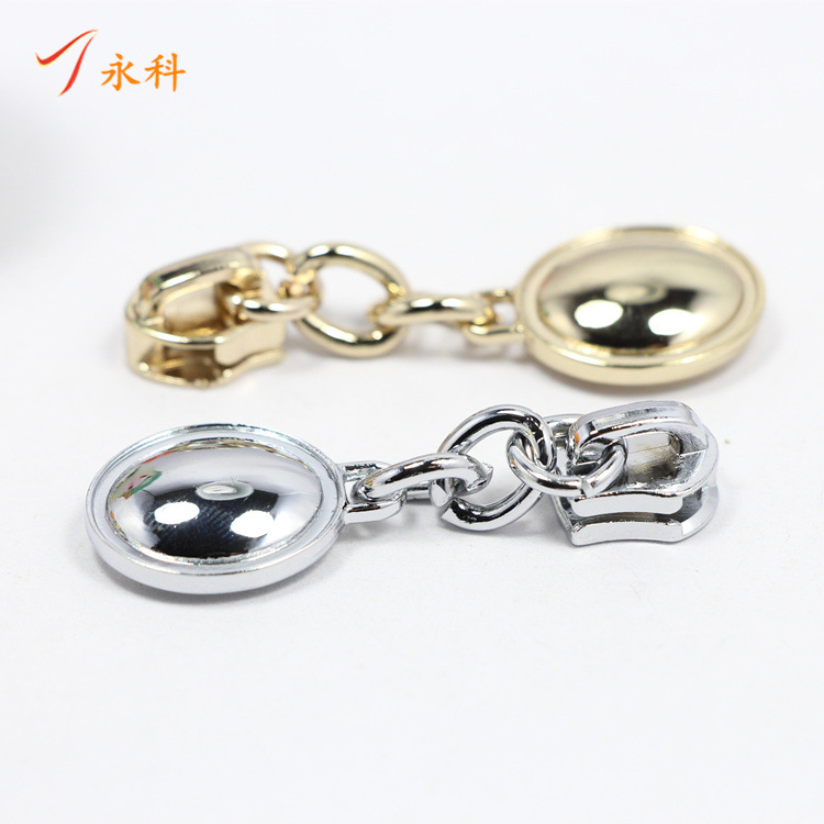 拉链头定 制尼龙拉链头5号金属拉头服饰拉牌绳子拉尾箱包五金配件