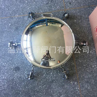 不锈钢压力人孔槽罐容器卫生井盖 sanitary manhole 田野|ms