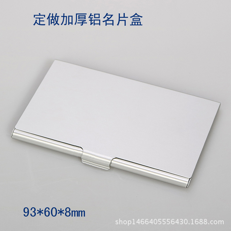 Guangdong high quality aluminum alloy oxidation color business card case business card holder multicolor in stock