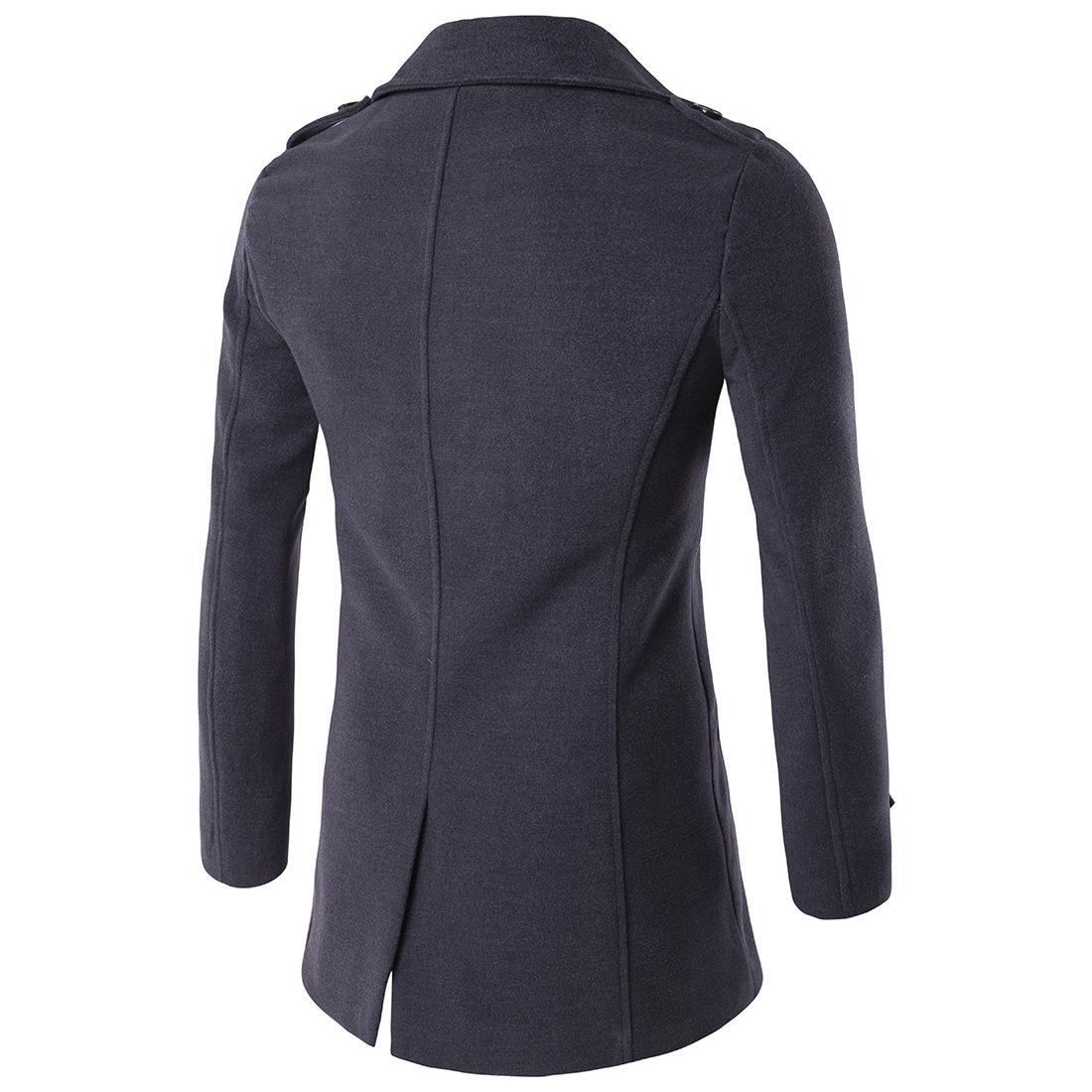 Aowofs 2019 primavera y otoño nueva moda de calidad de los hombres abrigo de lana capítulo de doble botonadura gabardina XD111