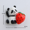 Fruit cartoon three dimensional fridge magnet, magnetic strong magnet, panda