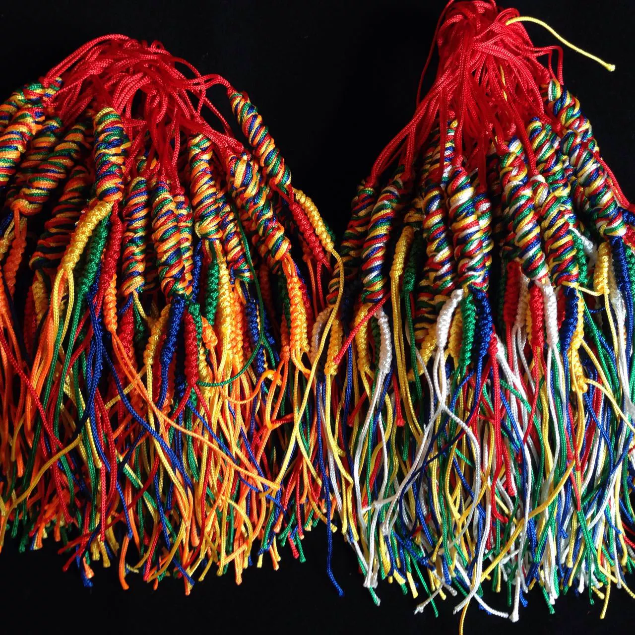 Алмазный узел разноцветные веревки алмаз узел кулон