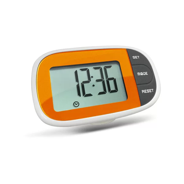 Factory private model pedometer, walking distance miles/km, calorie counter, daily target monitoring,