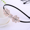 Headband, metal three dimensional hair accessory with bow, children's hairpins, Korean style, wholesale