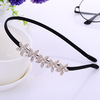 Headband, metal three dimensional hair accessory with bow, children's hairpins, Korean style, wholesale