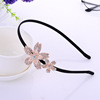 Headband, metal three dimensional hair accessory with bow, children's hairpins, Korean style, wholesale