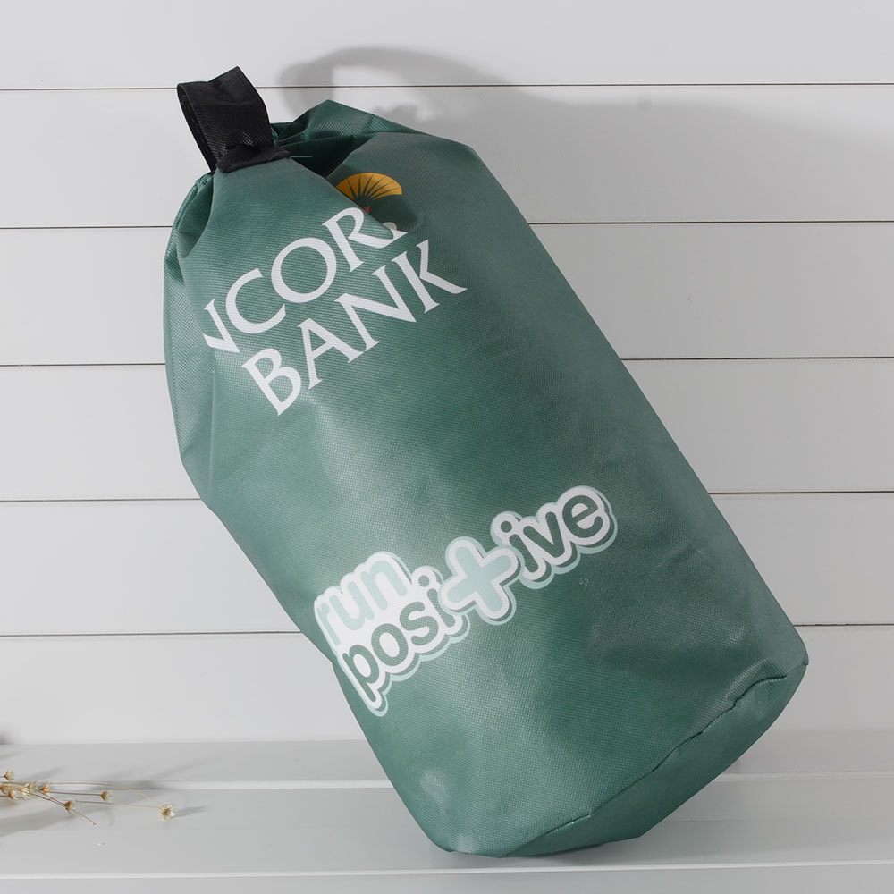 无纺布桶包单肩包彩印无纺布袋束口袋抽拉绳袋收纳袋批发可印logo