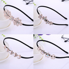 Korean Water Diamond Alloy Butterfly Knot Headband 3D Children's Hair Accessory Bestselling Hair Pin Decorations Wholesale