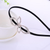 Headband, metal three dimensional hair accessory with bow, children's hairpins, Korean style, wholesale