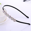 Headband, metal three dimensional hair accessory with bow, children's hairpins, Korean style, wholesale